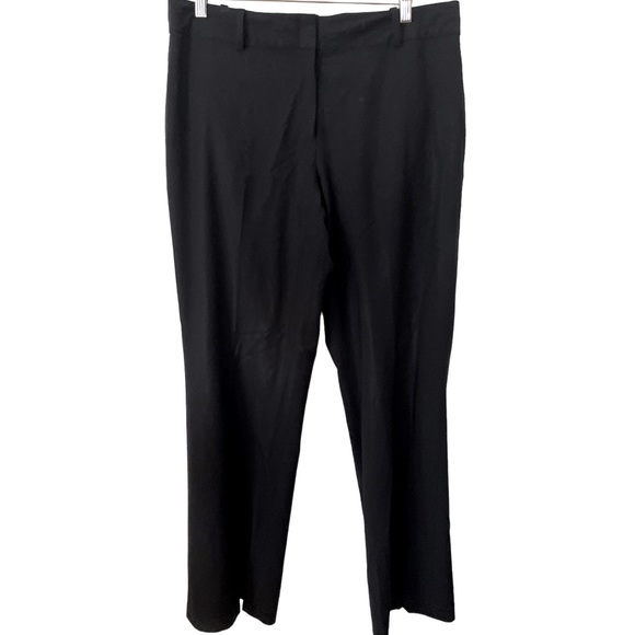 Ann Taylor Pants - Ann Taylor Straight Leg Black Dress‎ Pants Lined 12